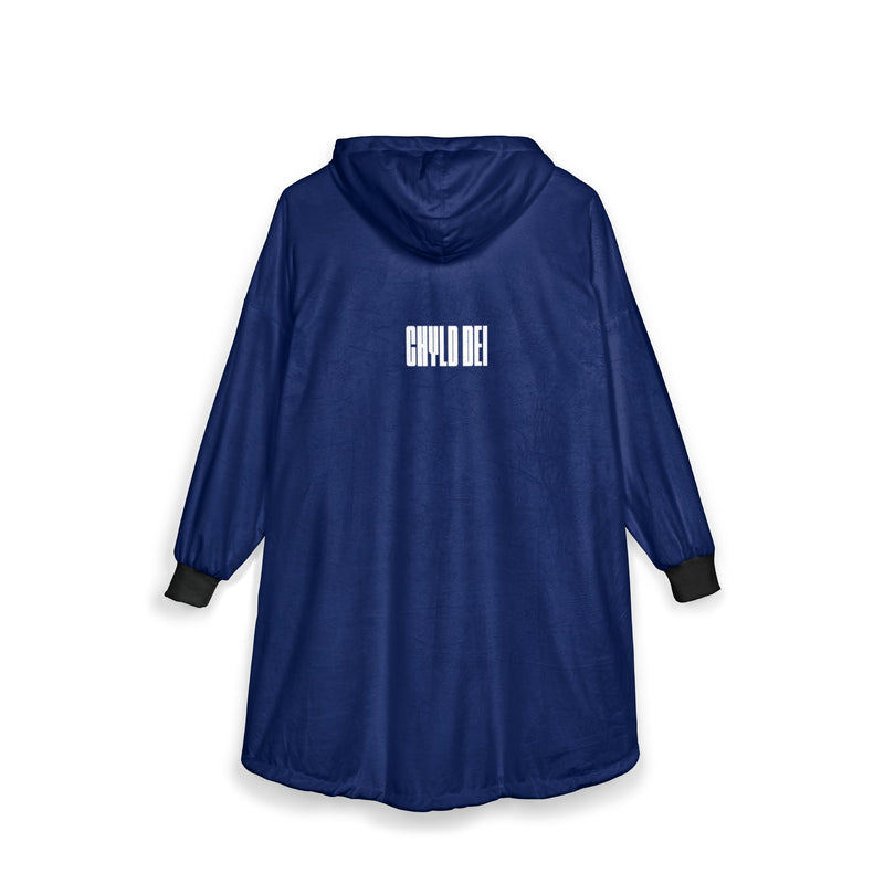 Surf Poncho Hoodie Blanket Navy Oversized Changing Towel