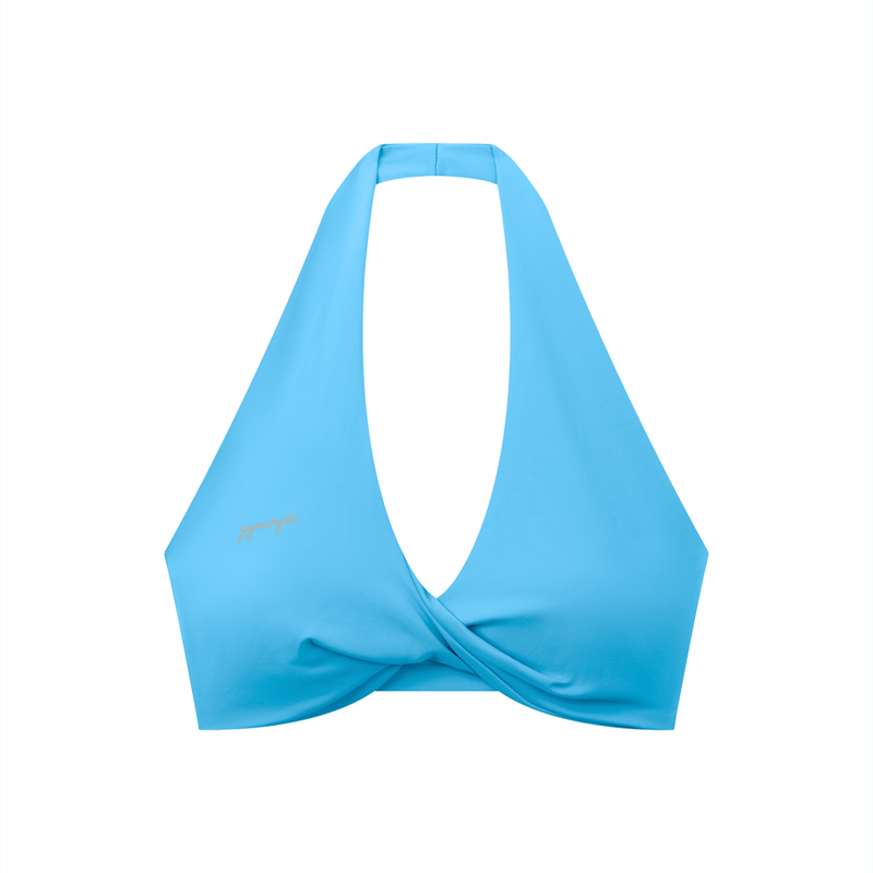 gymchyld. Pleated Halter Sports Bra