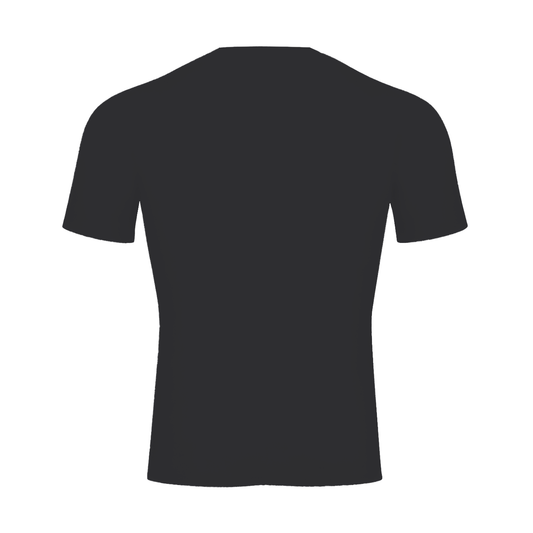 GENEROSITY Short Sleeve Black Compression Shirt