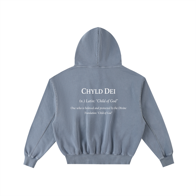CHYLD DEI Definition Washed Fleece Hoodie