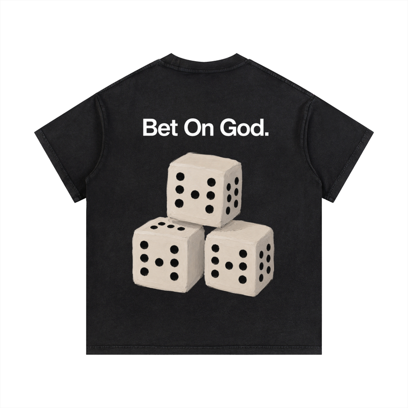 Bet On God Cotton T-Shirt