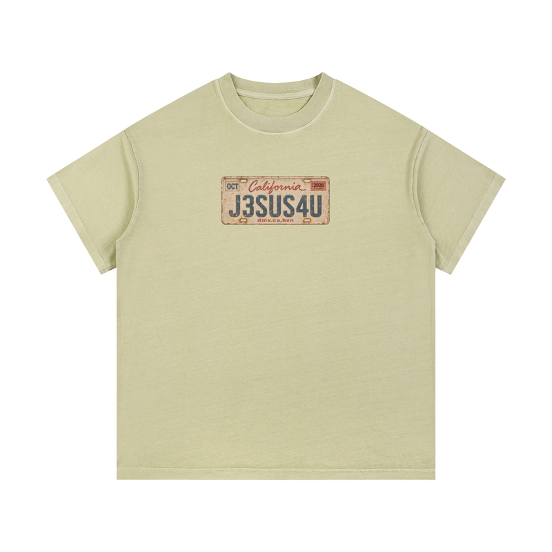 Jesus License Plate T-Shirt