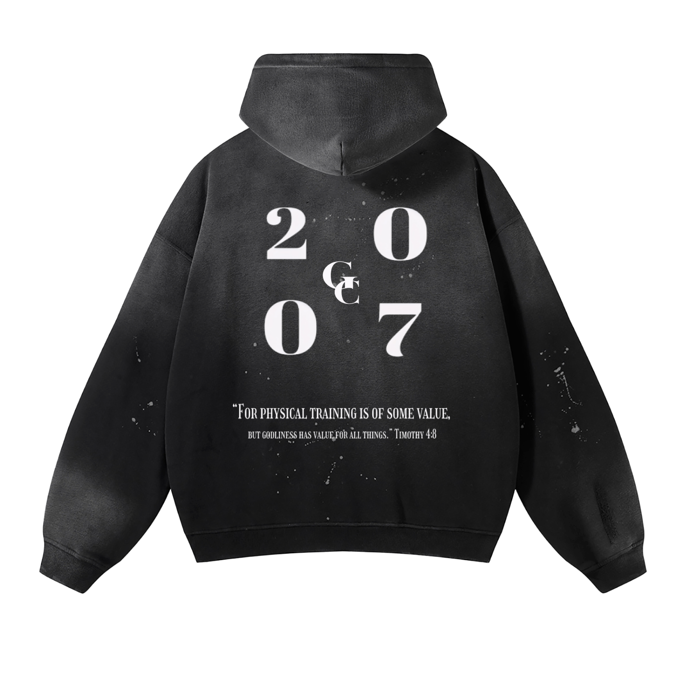 GymChyld "2007" Cross Hoodie Faith N Strength Edition