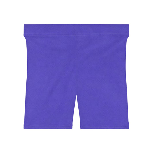 Women's Biker Shorts (Electric Purple)