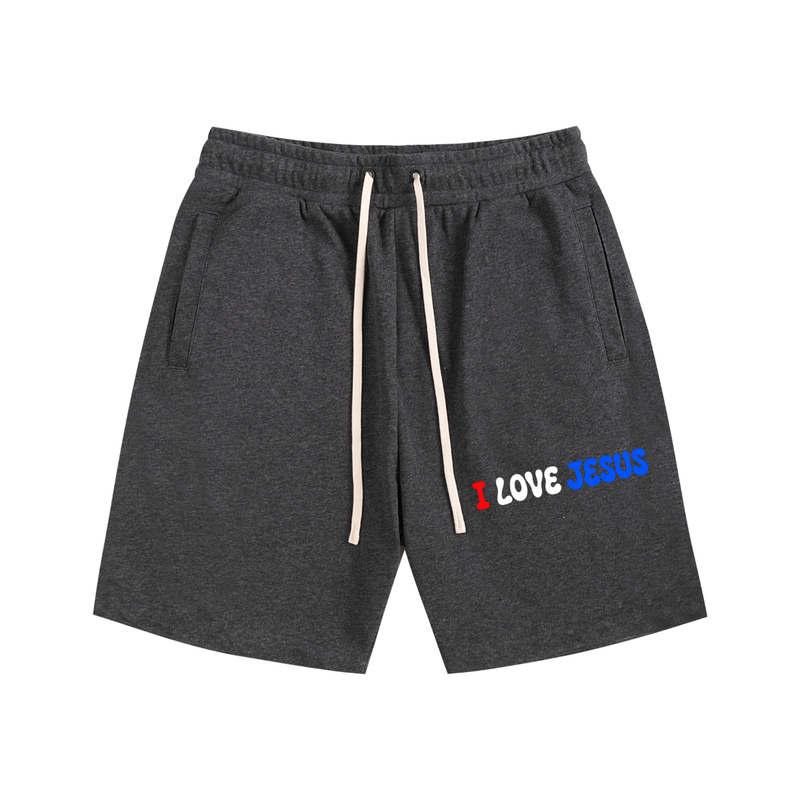 USA I love Jesus Shorts