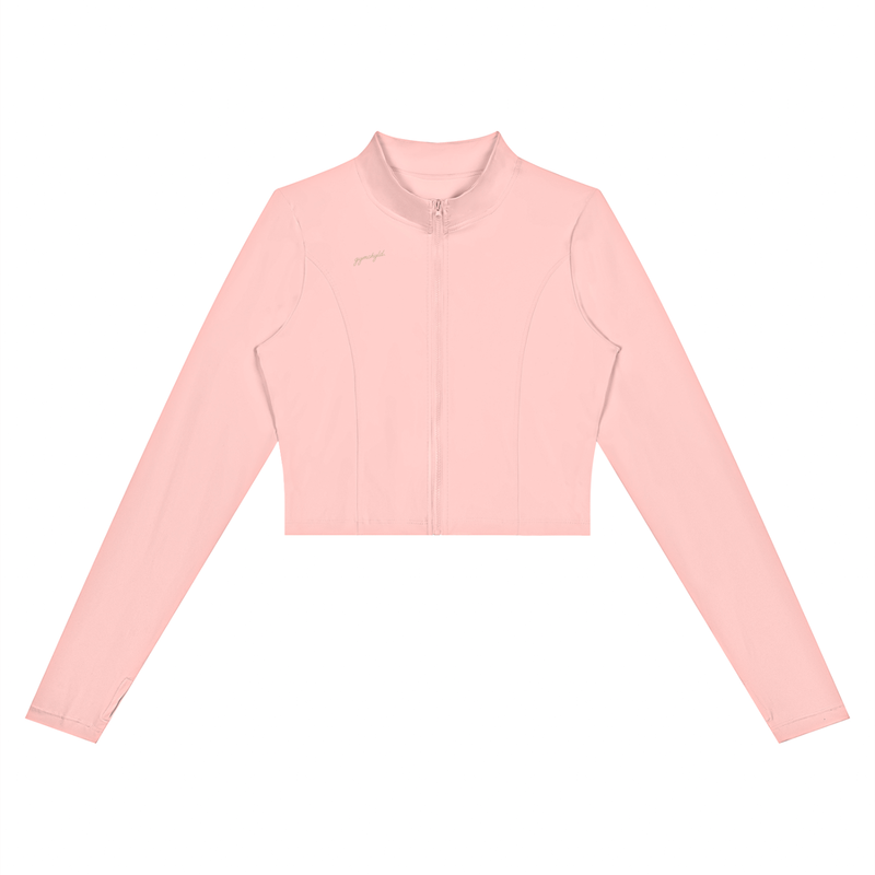 gymchyld. Crop Yoga Sports Jacket