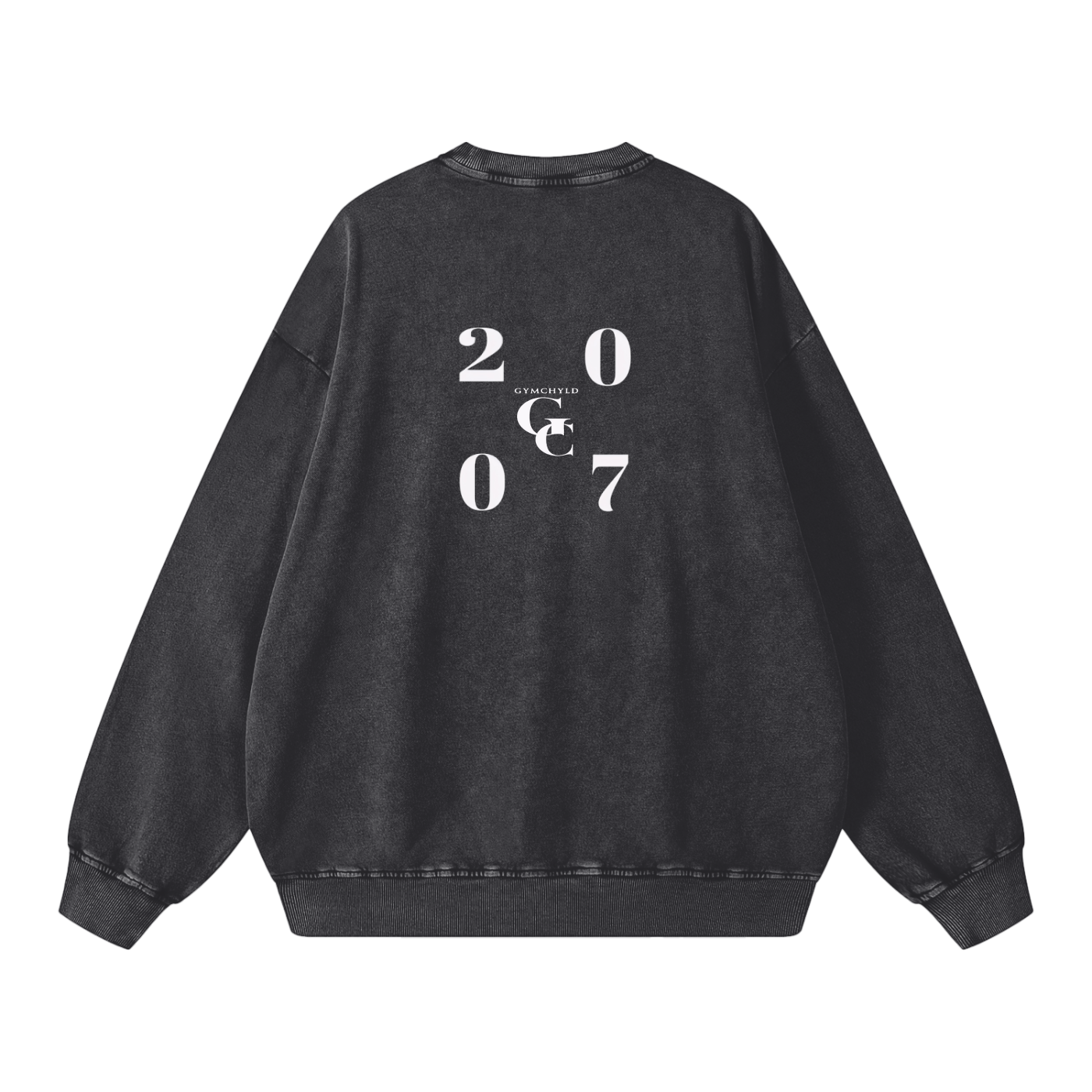 GymChyld "2007" Faith Crewneck Sweatshirt
