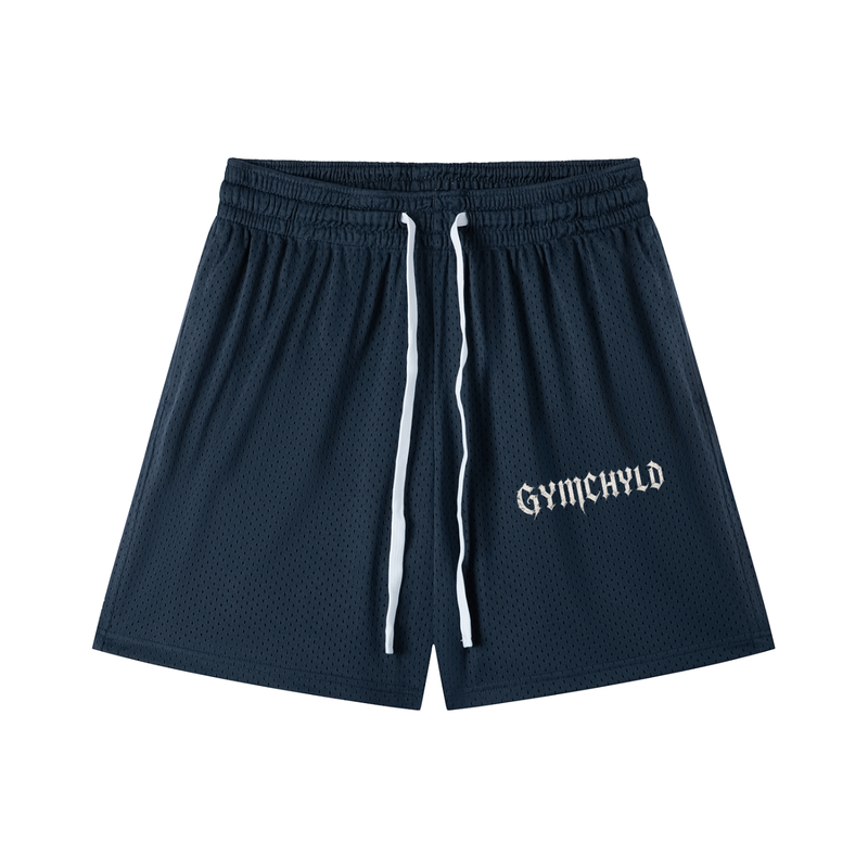 GYMCHYLD Mesh Drawstring Shorts
