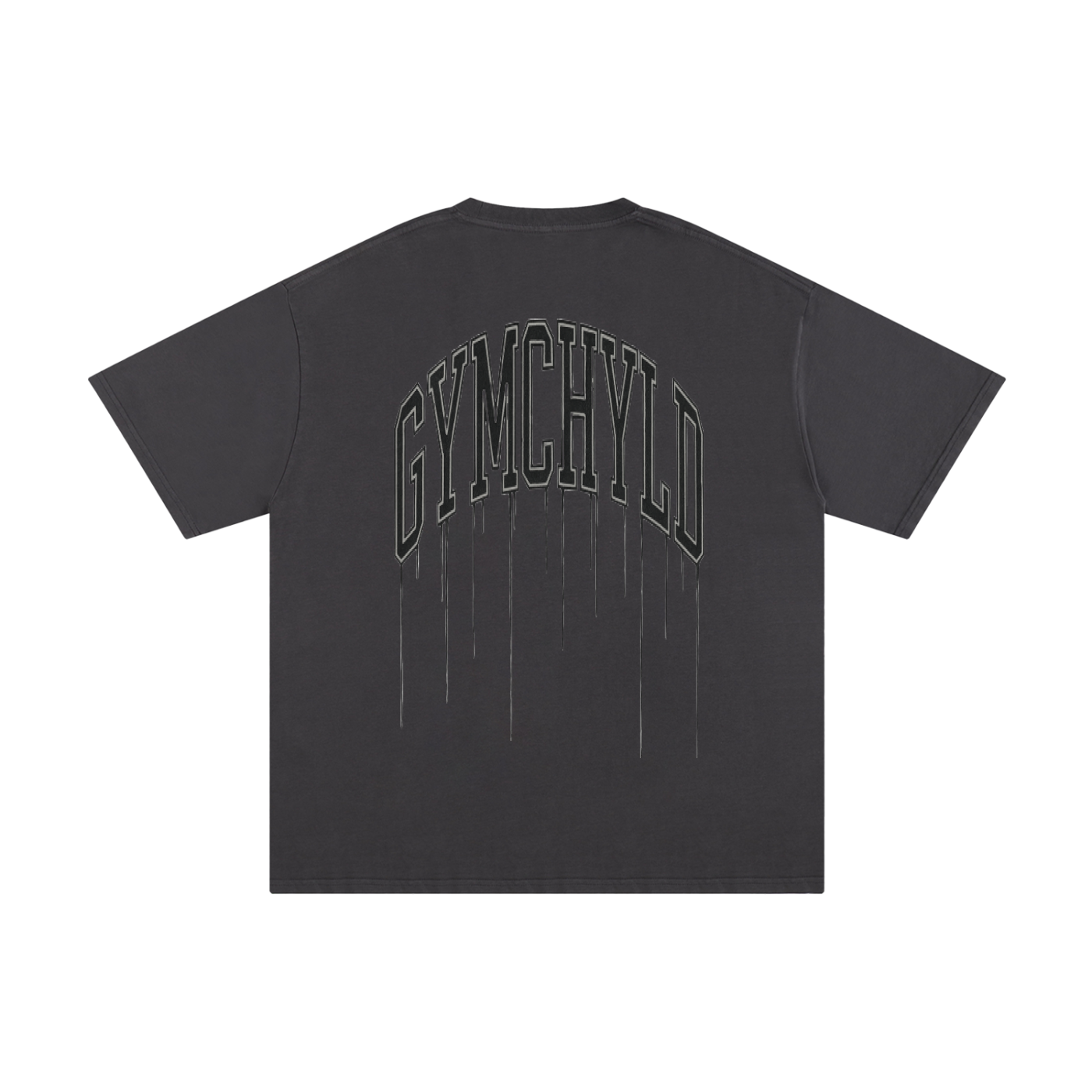 GymChyld Shadow Series T-Shirt Arch Print Back