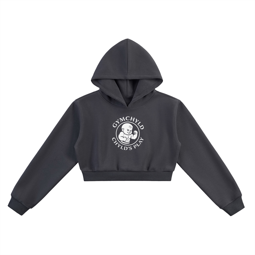 GymChyld "Chyld's Play" Cropped Hoodie