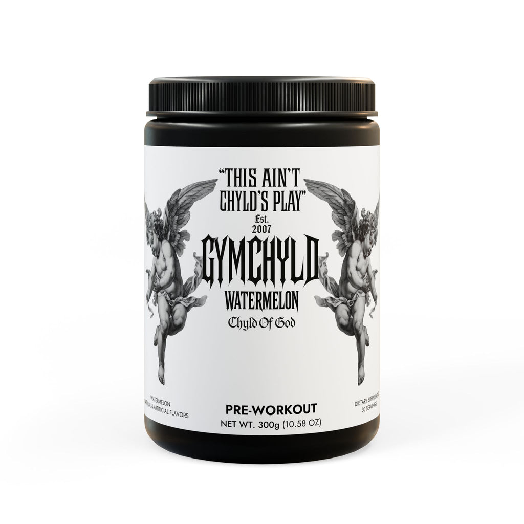 GymChyld Pre-Workout Supplement, Watermelon (300g, 10.58oz)