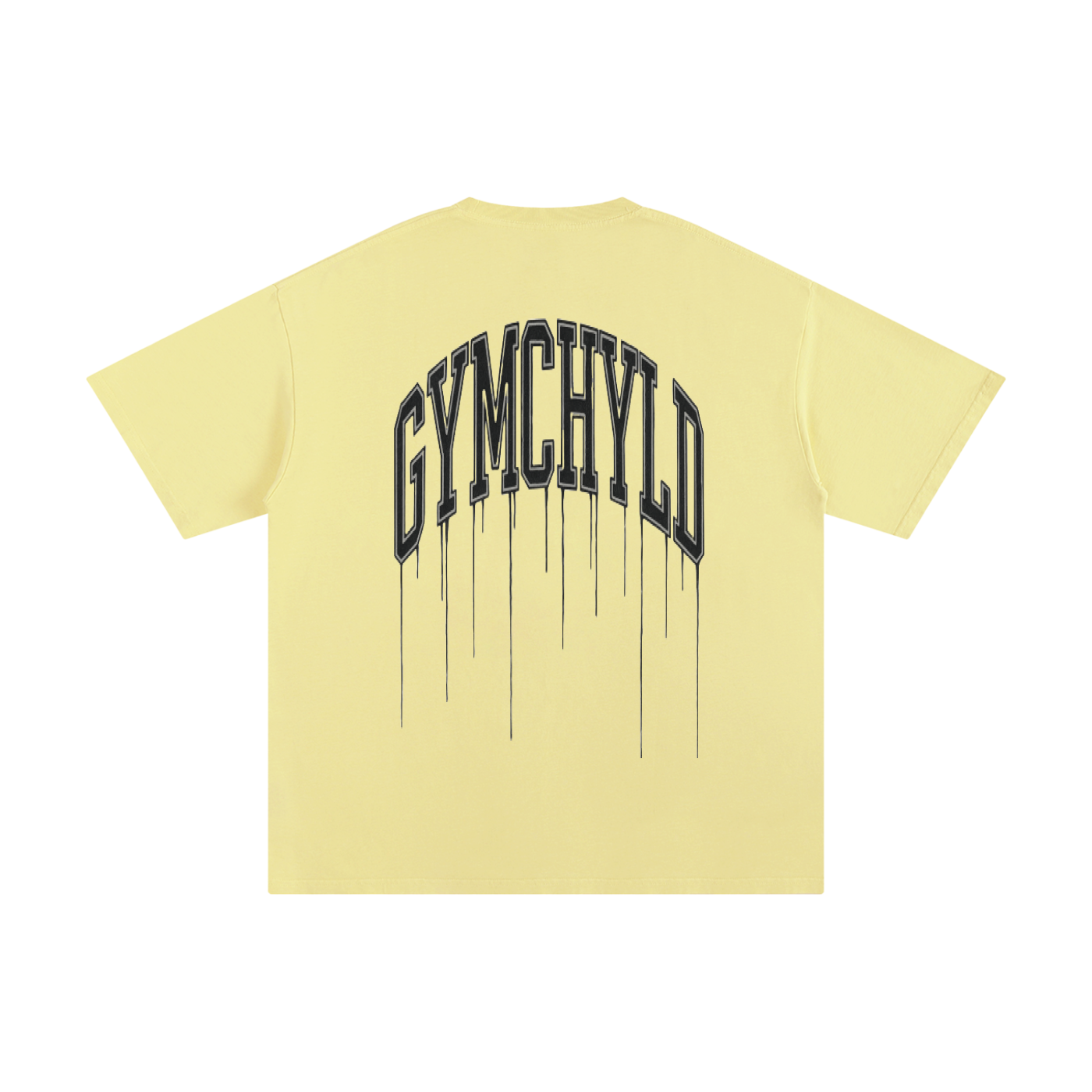 GymChyld Shadow Series T-Shirt Arch Print Back