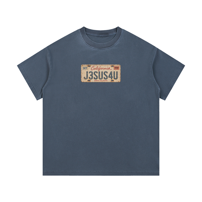 Jesus License Plate T-Shirt