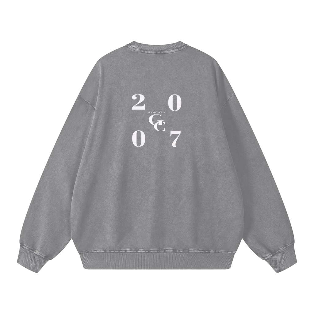 GymChyld "2007" Faith Crewneck Sweatshirt
