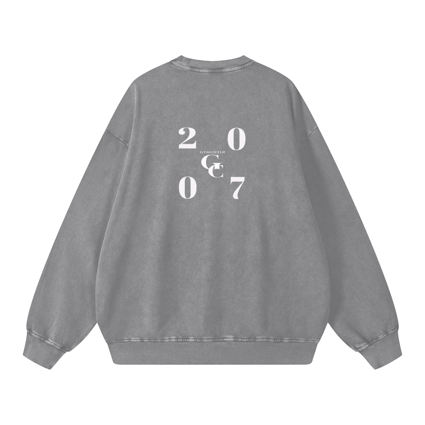 GymChyld "2007" Faith Crewneck Sweatshirt