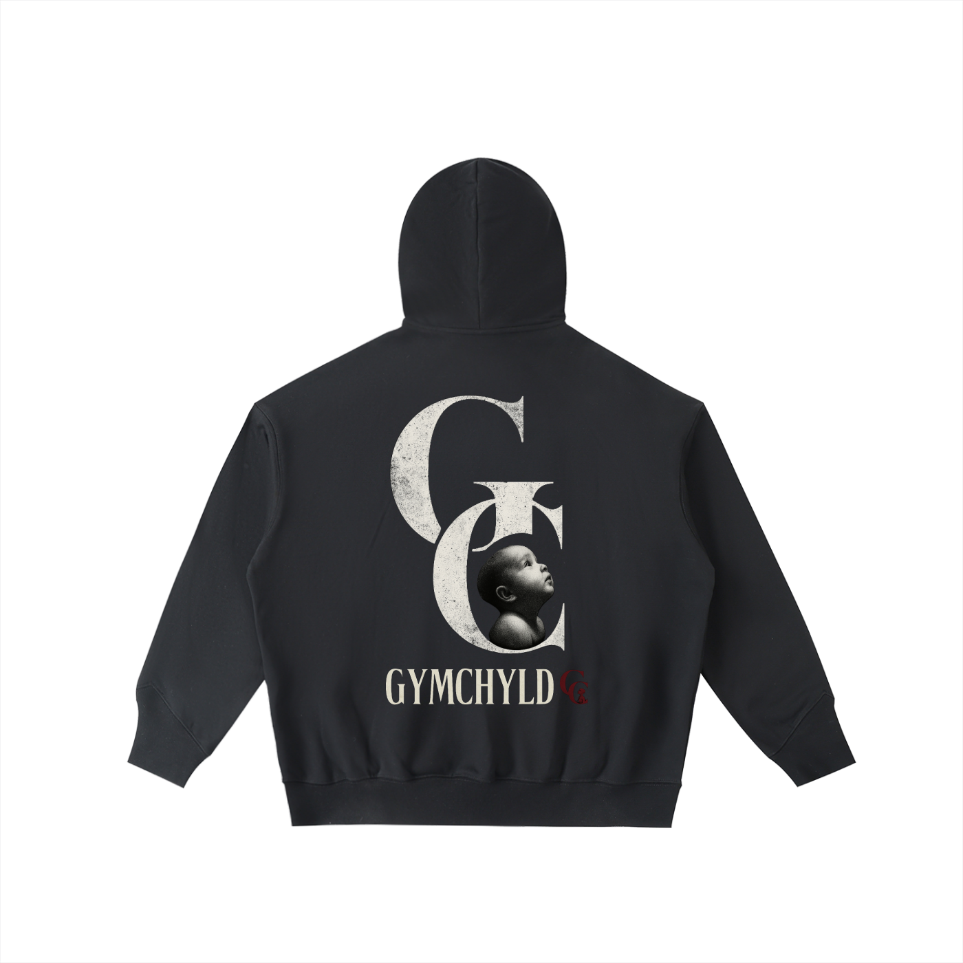 GymChyld GC Monogram Half-Zip Fleece Hoodie