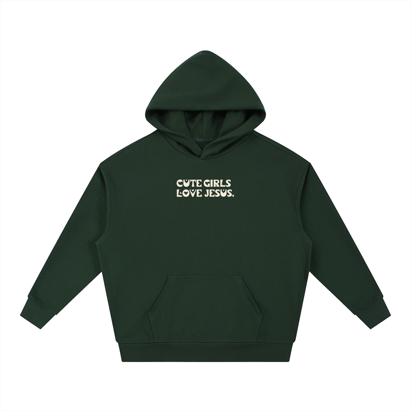 Cute Girls Love Jesus Hoodie