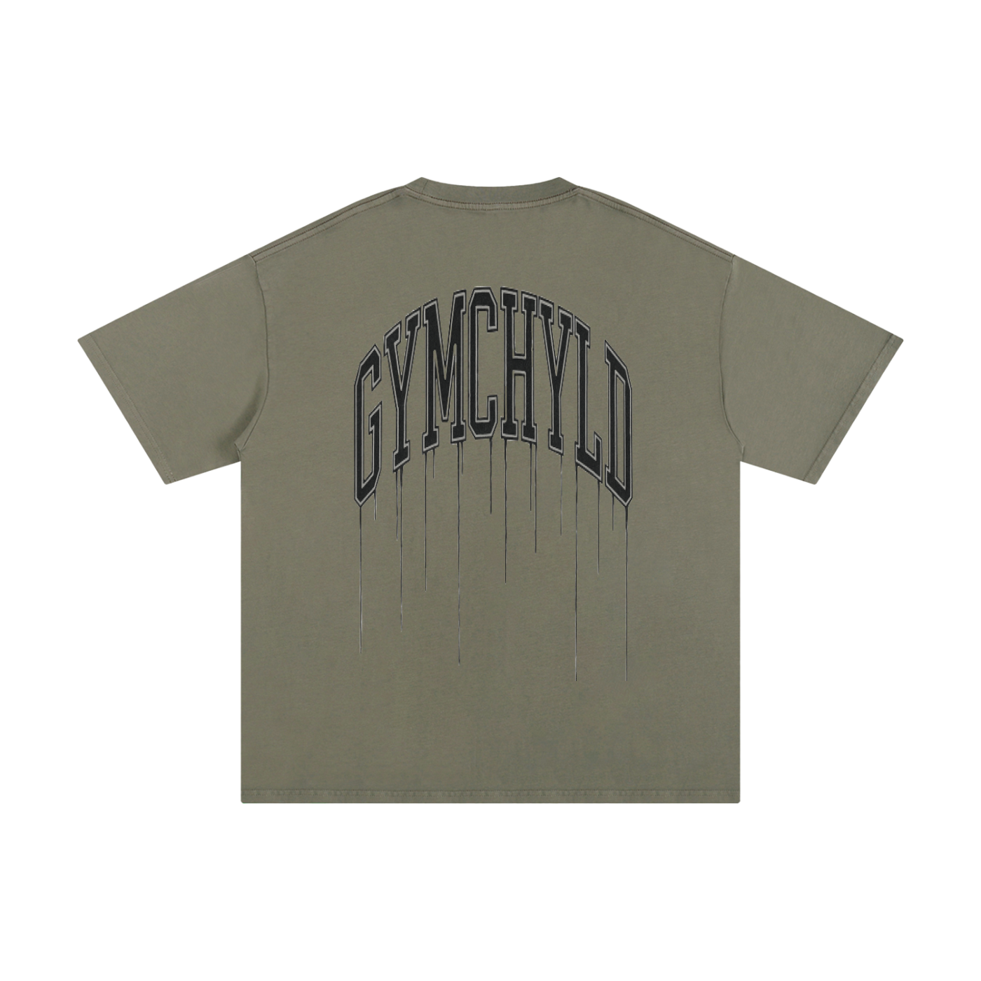 GymChyld Shadow Series T-Shirt Arch Print Back
