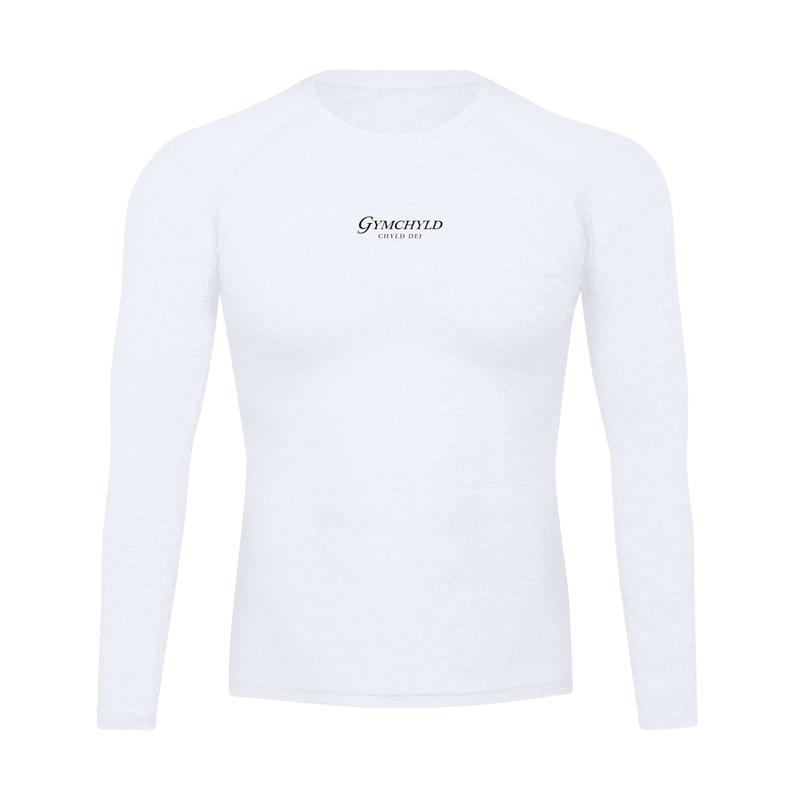 Classic Long Sleeve White Compression Shirt