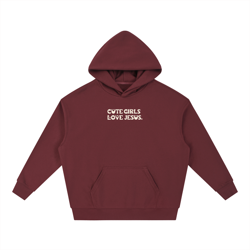 Cute Girls Love Jesus Hoodie