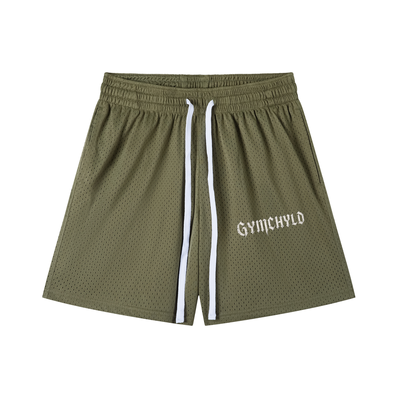 GYMCHYLD Mesh Drawstring Shorts