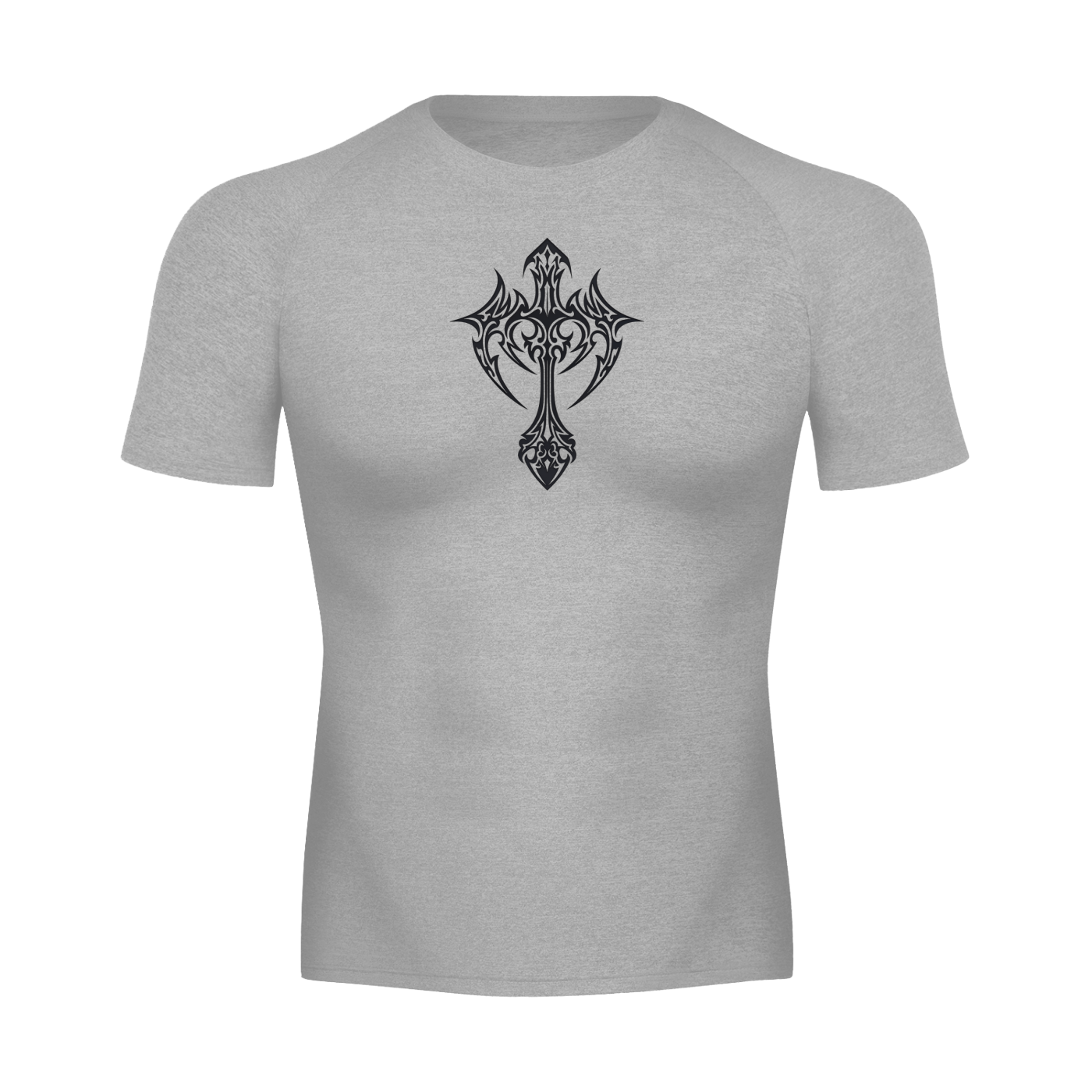 GymChyld "Iron Faith" Compression Shirt Short Sleeve