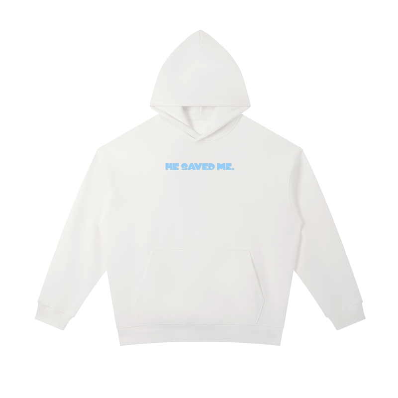 He Saved Me Essential Heavyweight Hoodie