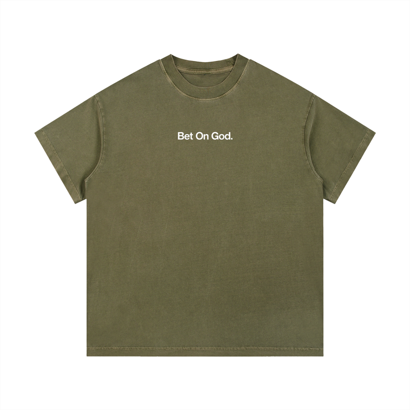 Bet On God Cotton T-Shirt