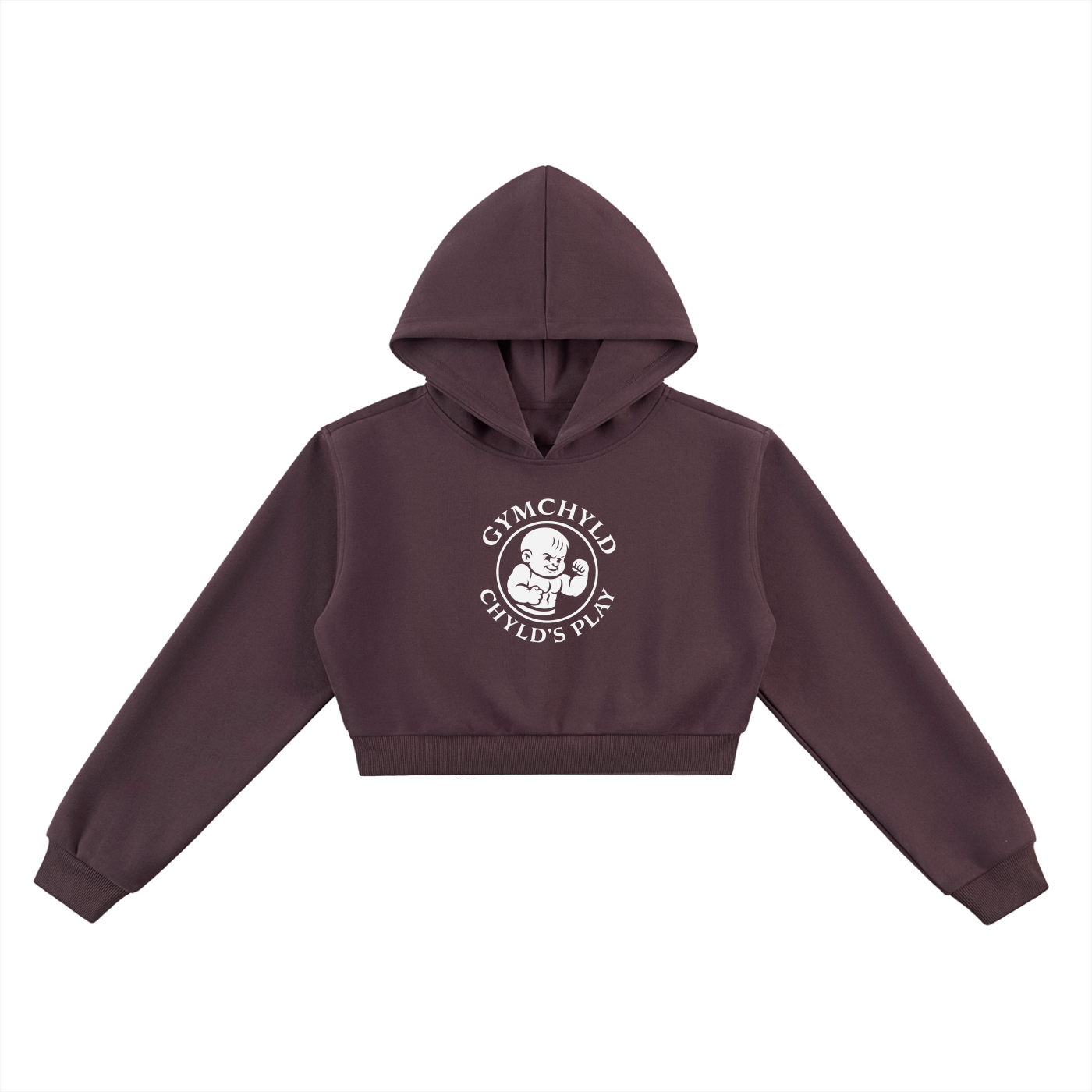 GymChyld "Chyld's Play" Cropped Hoodie