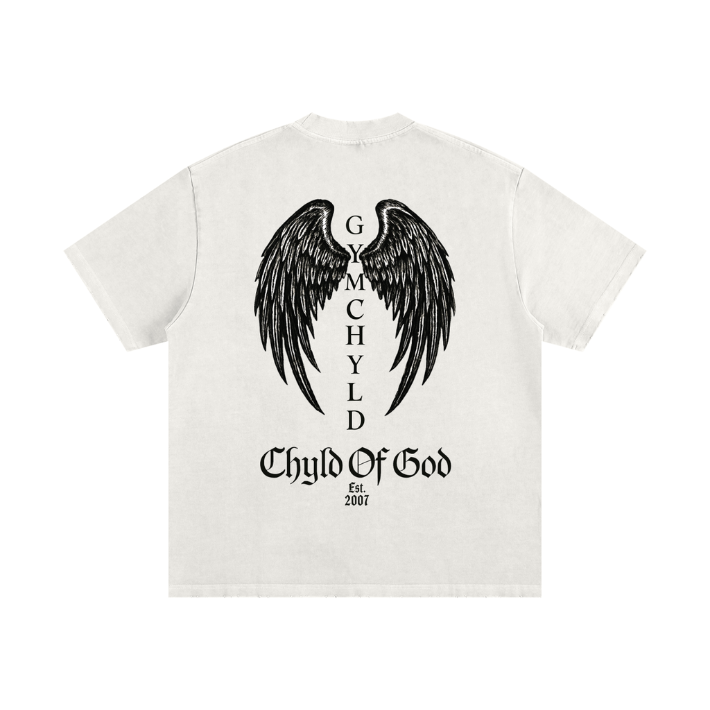 GymChyld "Chyld Of God" Angel Wing T-Shirt