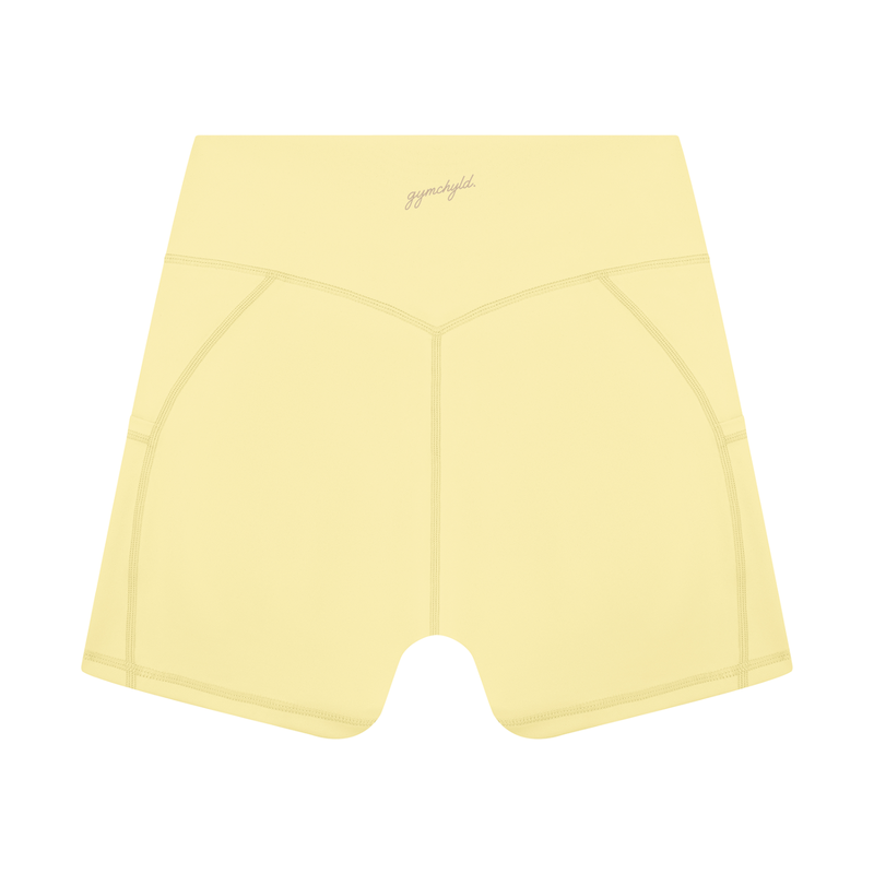gymchyld. High Rise Pocket Shorts