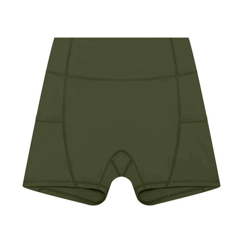 gymchyld. High Rise Pocket Shorts
