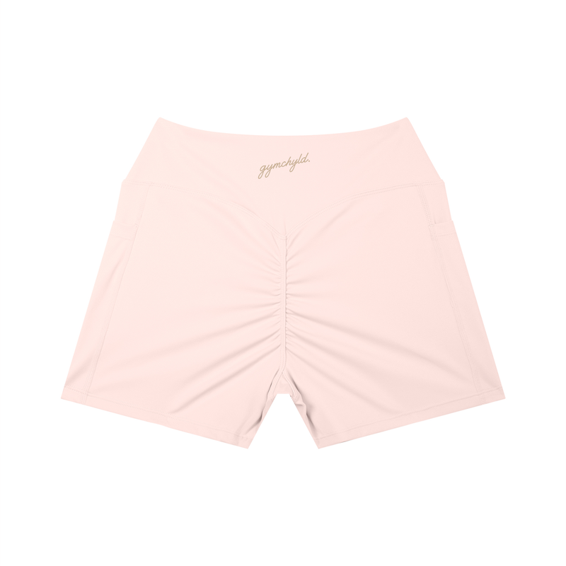 gymchyld. High Rise Pocket Yoga Shorts