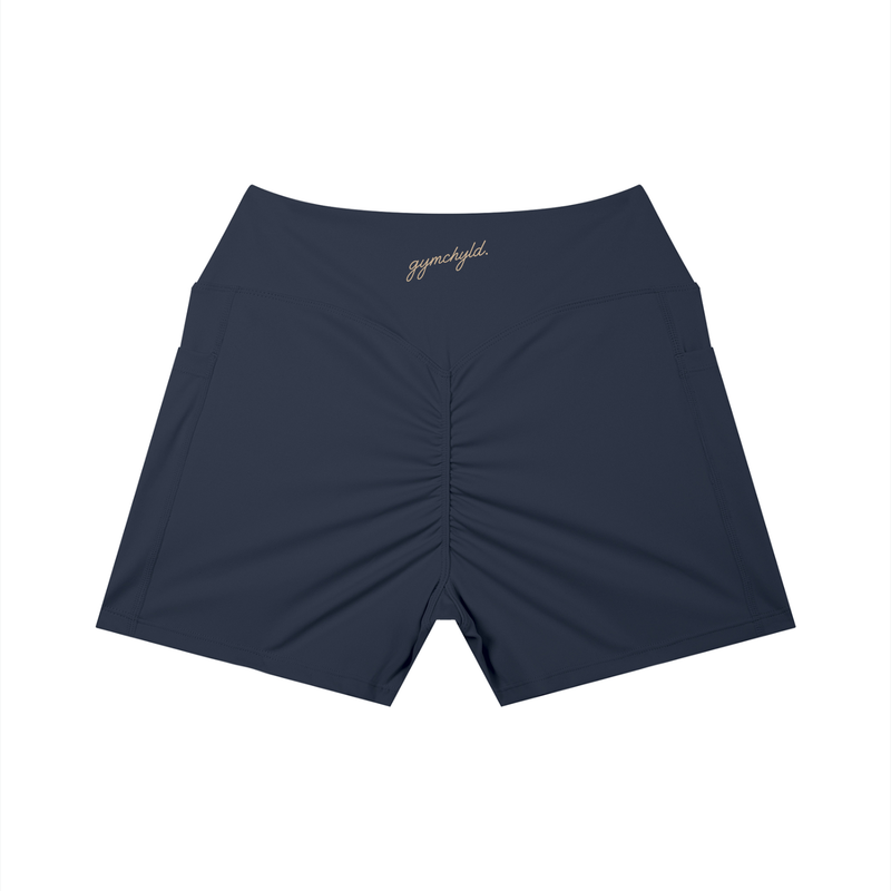 gymchyld. High Rise Pocket Yoga Shorts