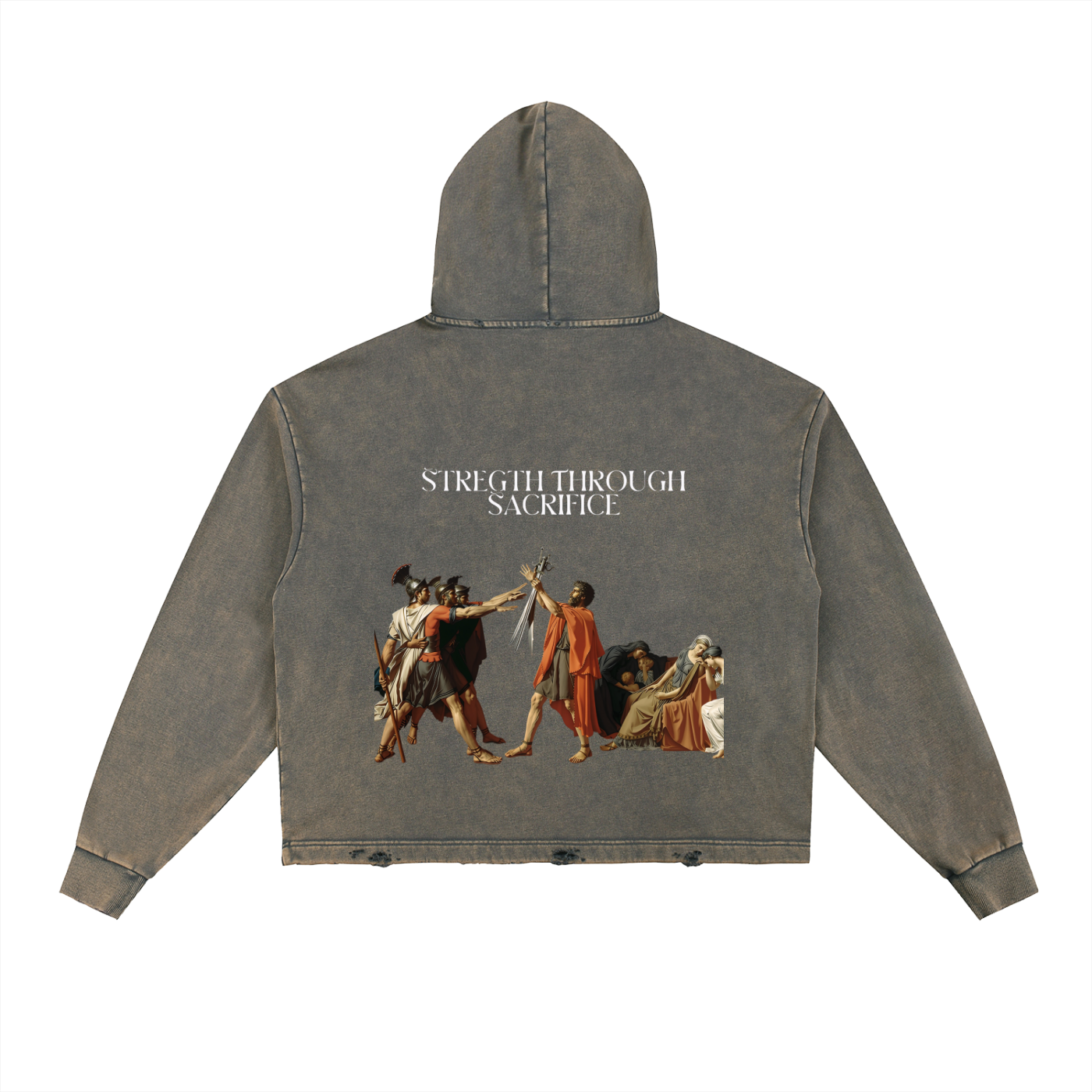 GymChyld "War" Vintage Washed Heavyweight Hoodie