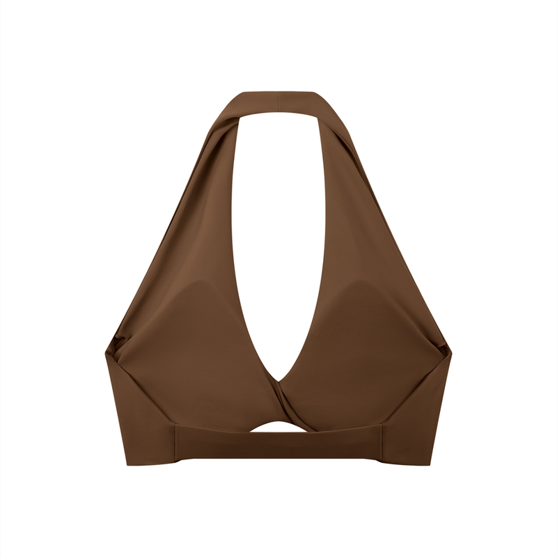 gymchyld. Pleated Halter Sports Bra
