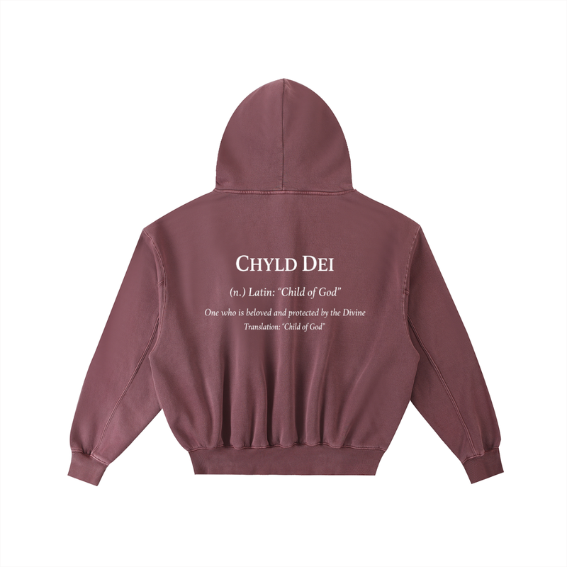 CHYLD DEI Definition Washed Fleece Hoodie