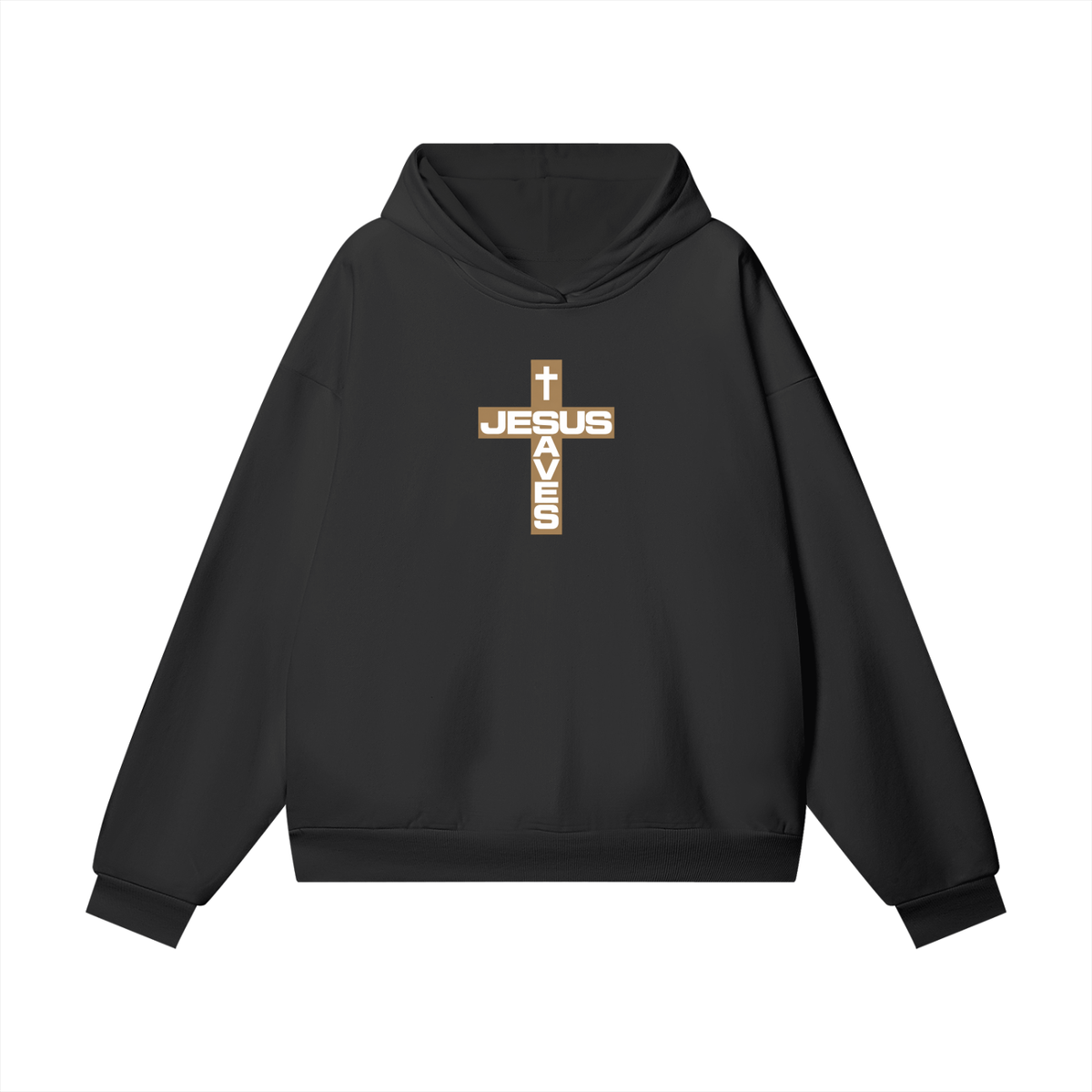 Jesus Saves Cross Heavyweight Hoodie