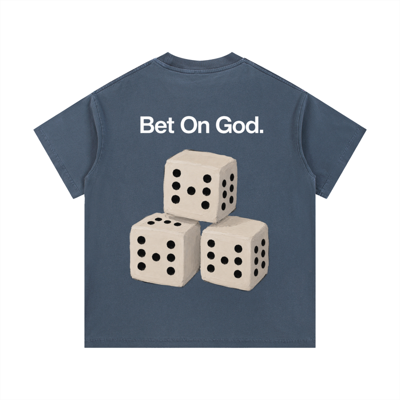 Bet On God Cotton T-Shirt