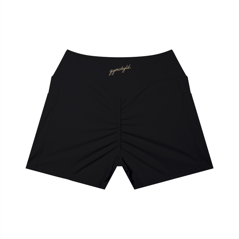 gymchyld. High Rise Pocket Yoga Shorts