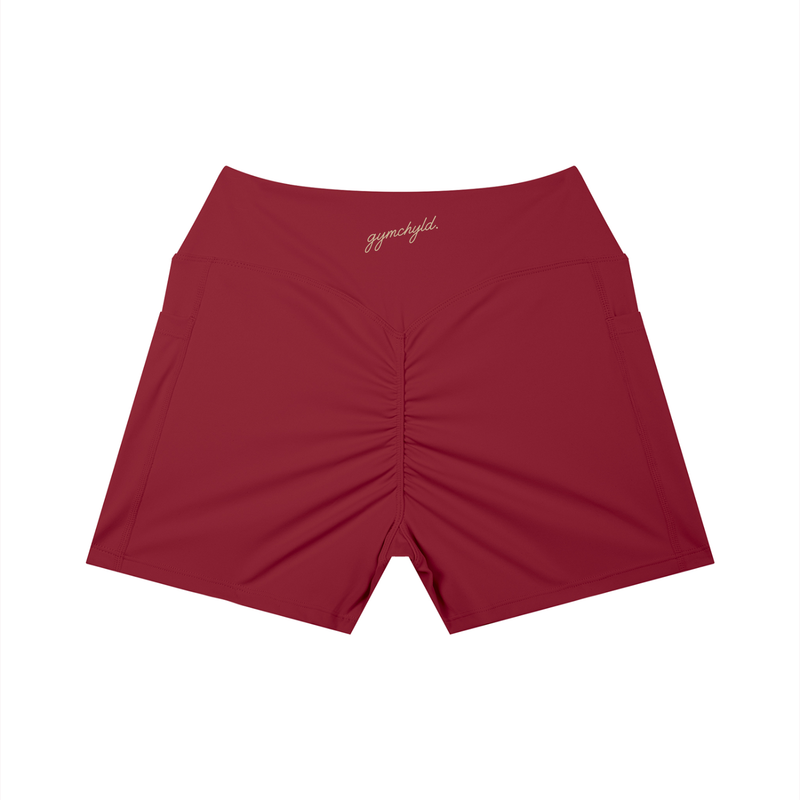 gymchyld. High Rise Pocket Yoga Shorts