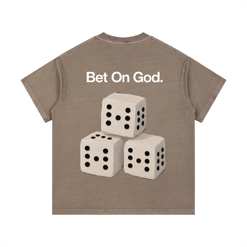 Bet On God Cotton T-Shirt