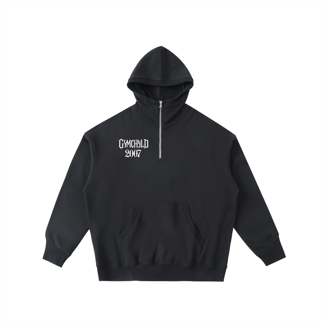 GymChyld GC Monogram Half-Zip Fleece Hoodie