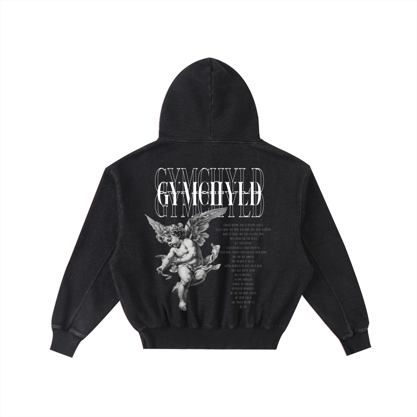 GymChyld "Angel History" Essential Hoodie