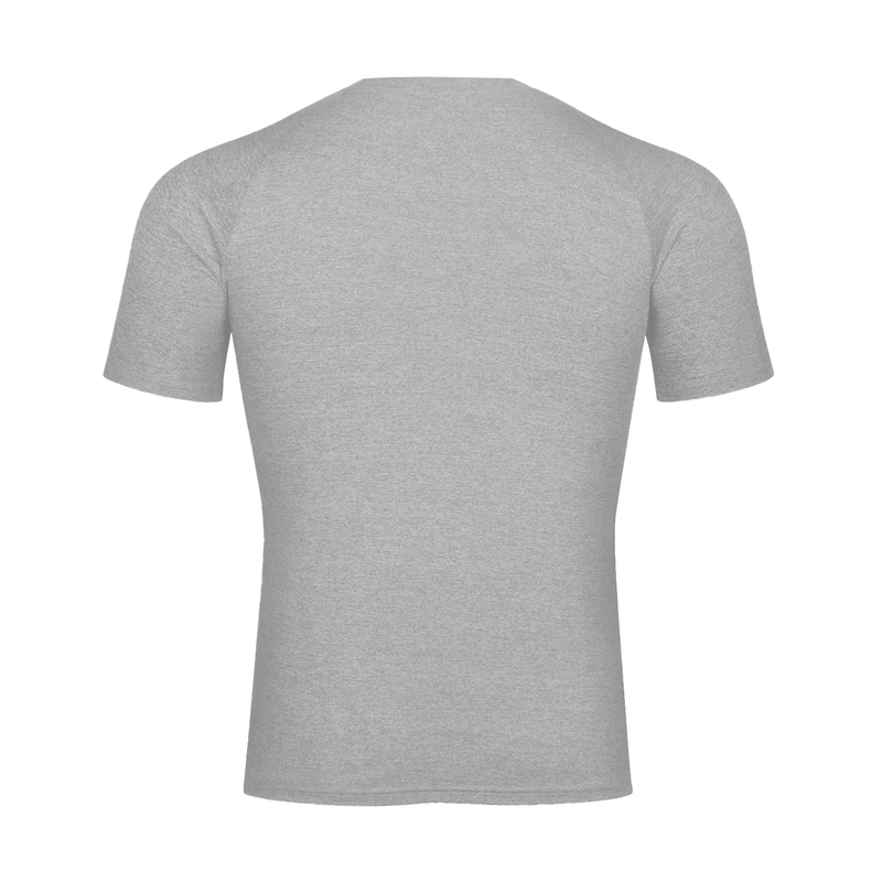 Simple Faith Short Sleeve White /Gray Compression Shirt