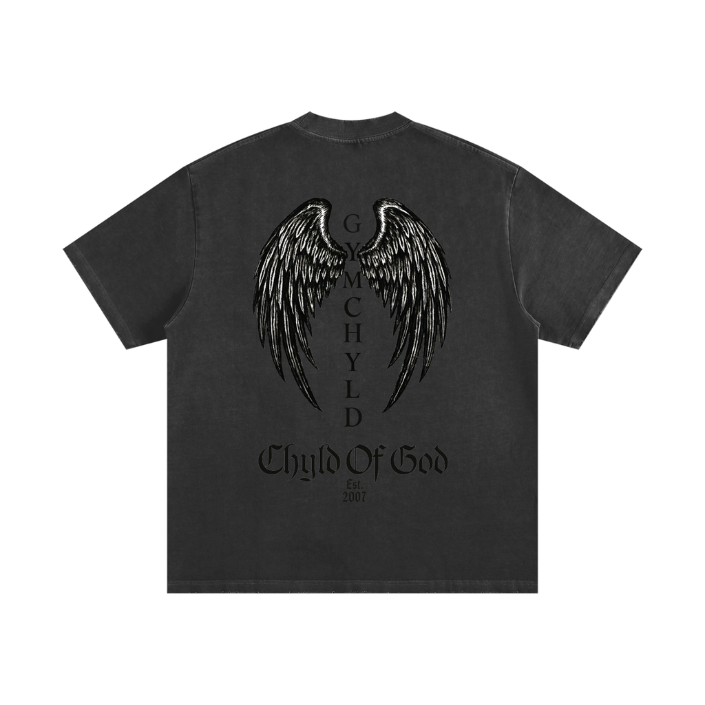 GymChyld "Chyld Of God" Angel Wing T-Shirt