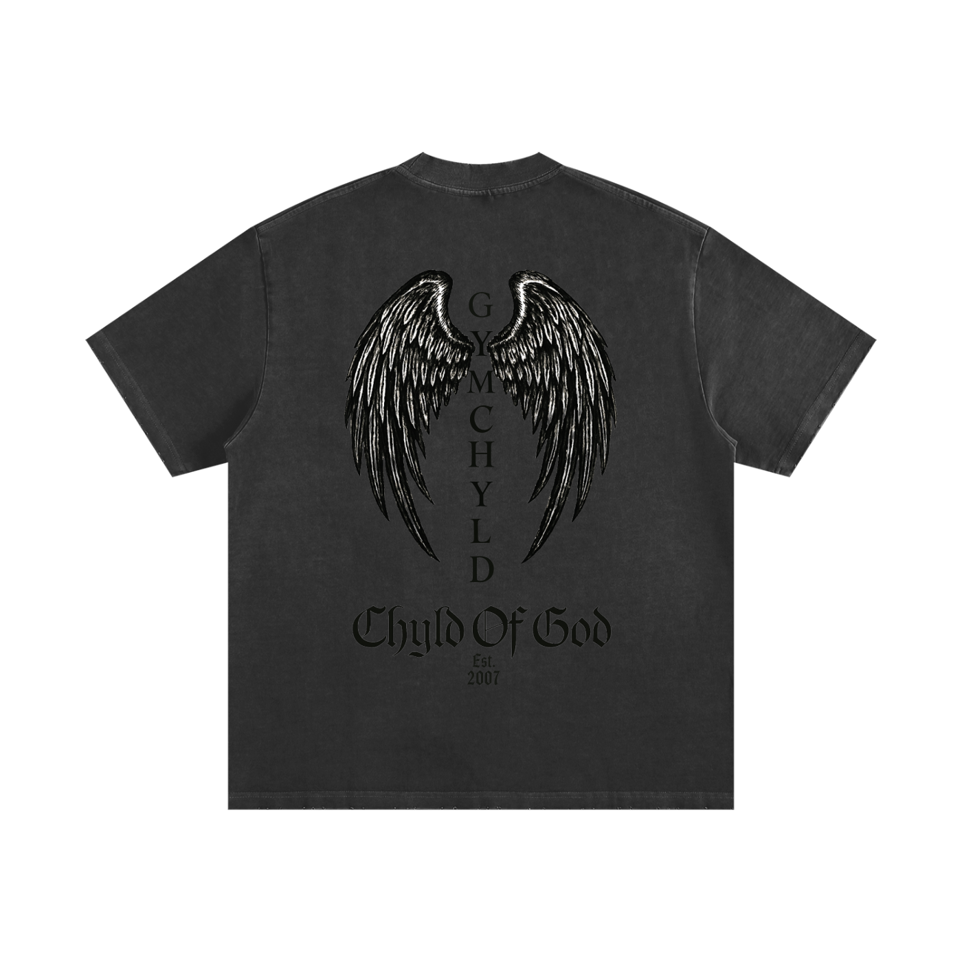 GymChyld "Chyld Of God" Angel Wing T-Shirt