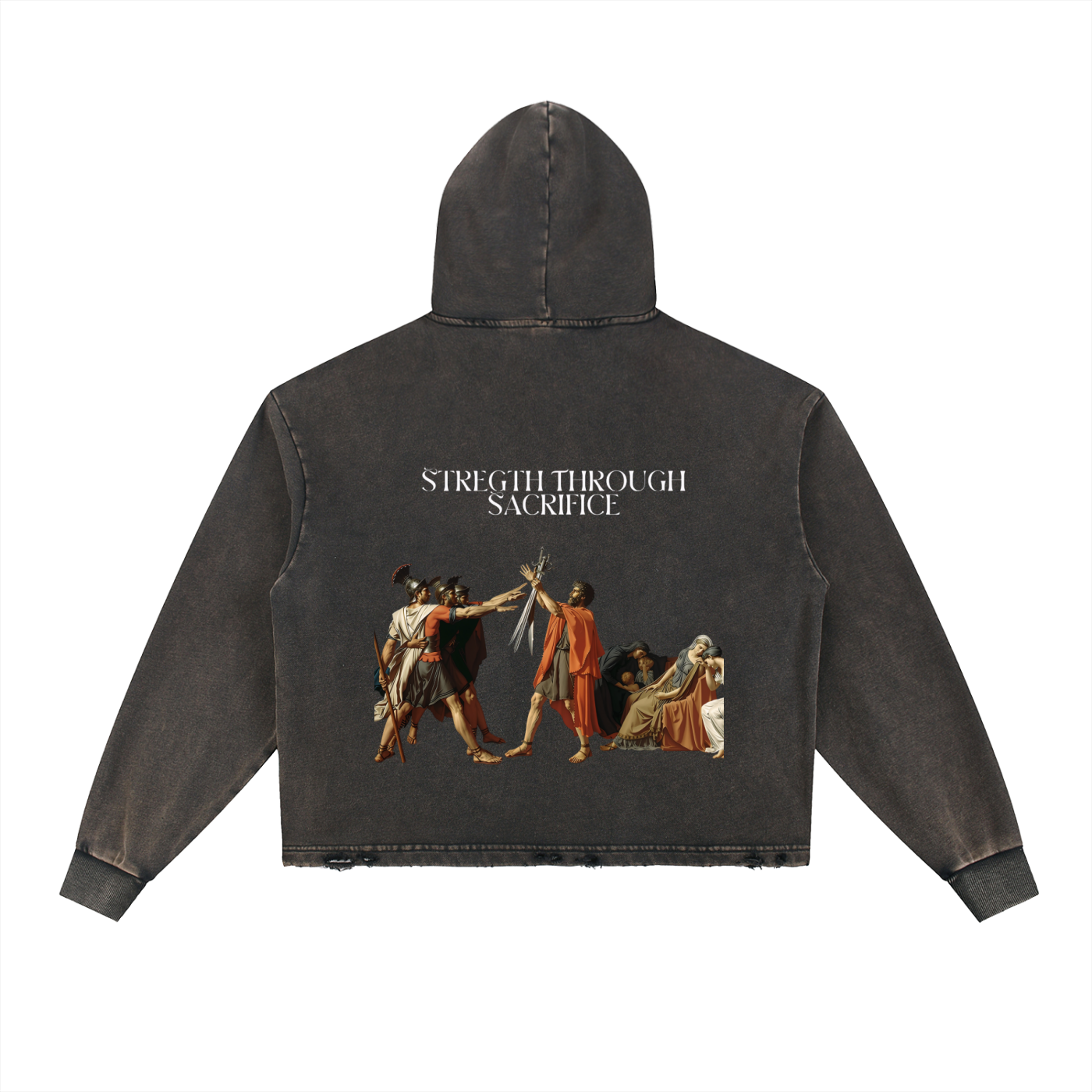 GymChyld "War" Vintage Washed Heavyweight Hoodie