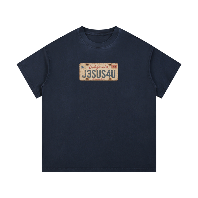 Jesus License Plate T-Shirt