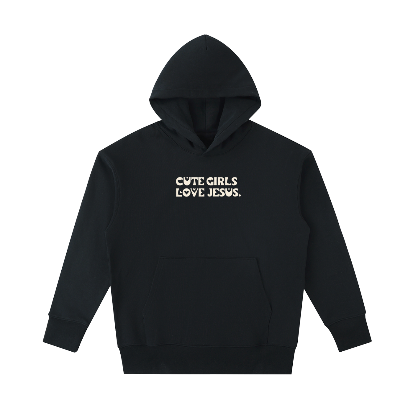 Cute Girls Love Jesus Hoodie